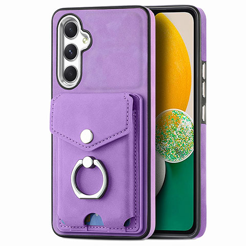 Custodia Silicone Morbida In Pelle Cover SD3 per Samsung Galaxy A04s Viola