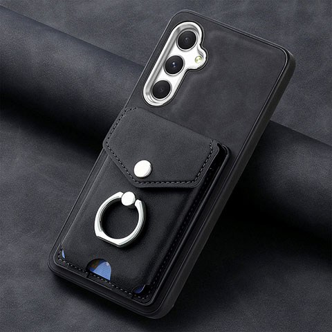 Custodia Silicone Morbida In Pelle Cover SD3 per Samsung Galaxy M44 5G Nero