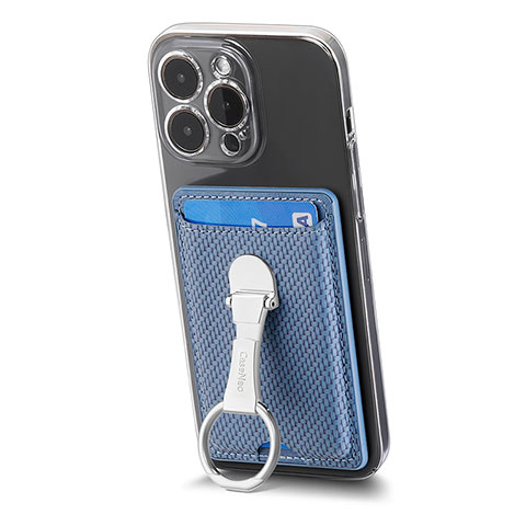 Custodia Silicone Morbida In Pelle Cover SD9 per Apple iPhone 15 Pro Max Blu