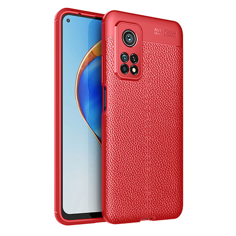 Custodia Silicone Morbida In Pelle Cover WL1 per Xiaomi Redmi K30S 5G Rosso