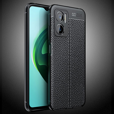 Custodia Silicone Morbida In Pelle Cover WL2 per Xiaomi Redmi 11 Prime 5G Nero