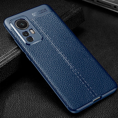 Custodia Silicone Morbida In Pelle Cover WL2 per Xiaomi Redmi K50 Ultra 5G Blu