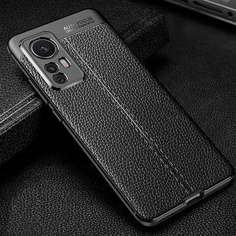 Custodia Silicone Morbida In Pelle Cover WL2 per Xiaomi Redmi K50 Ultra 5G Nero