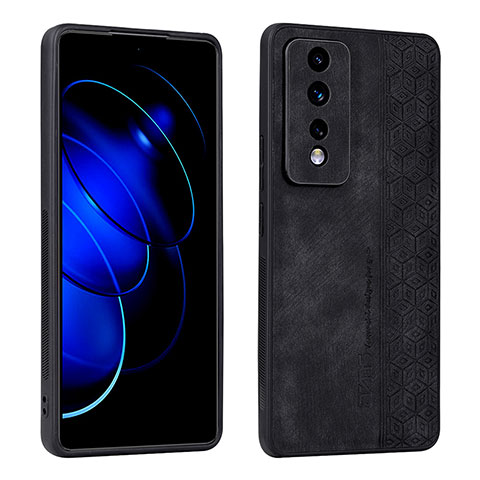 Custodia Silicone Morbida In Pelle Cover YZ1 per Huawei Honor 80 GT 5G Nero