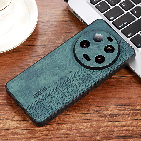 Custodia Silicone Morbida In Pelle Cover YZ1 per Xiaomi Mi 13 Ultra 5G Verde