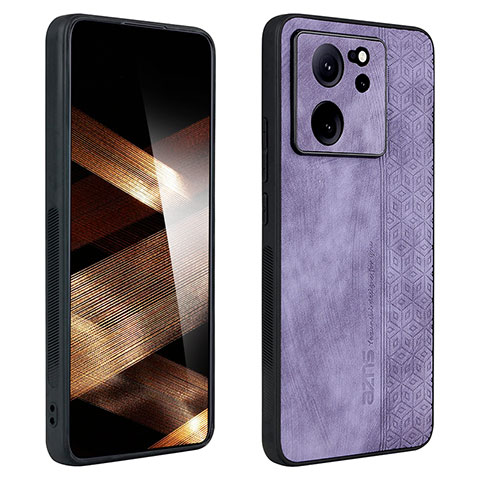 Custodia Silicone Morbida In Pelle Cover YZ1 per Xiaomi Mi 13T 5G Lavanda