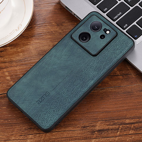 Custodia Silicone Morbida In Pelle Cover YZ2 per Xiaomi Mi 13T Pro 5G Verde