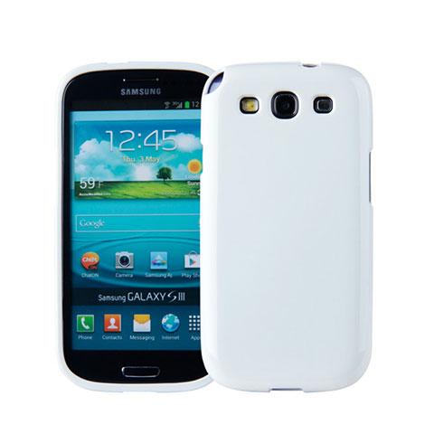 Custodia Silicone Morbida Lucido per Samsung Galaxy S3 4G i9305 Bianco