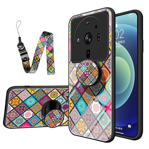 Custodia Silicone Specchio Laterale Cover M01 per Xiaomi Mi 12 Ultra 5G Colorato