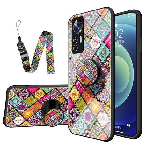 Custodia Silicone Specchio Laterale Cover M01 per Xiaomi Mi 12X 5G Multicolore