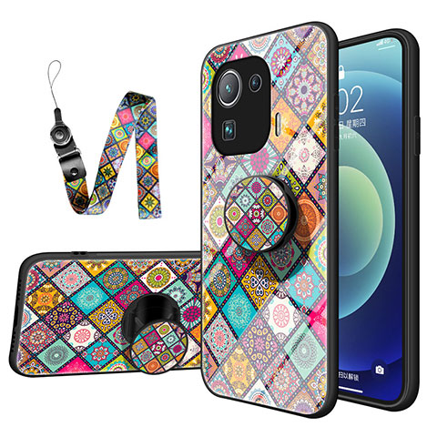 Custodia Silicone Specchio Laterale Cover M03 per Xiaomi Mi 11 Pro 5G Multicolore