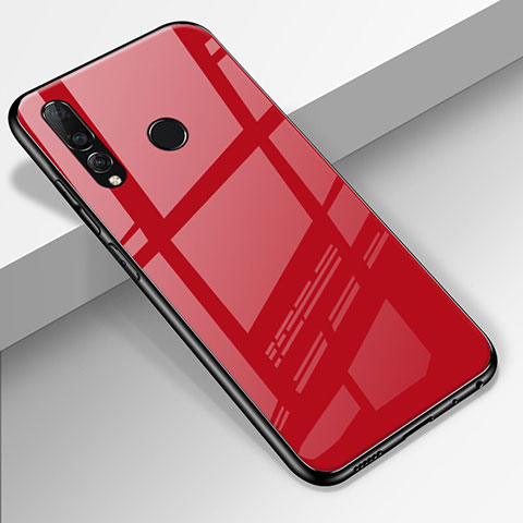 Custodia Silicone Specchio Laterale Cover per Huawei Honor 20E Rosso