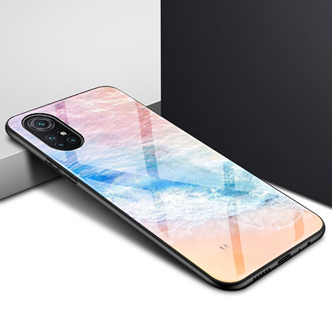 Custodia Silicone Specchio Laterale Cover per Huawei Nova 8 5G Colorato