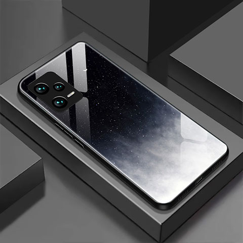 Custodia Silicone Specchio Laterale Cover per Xiaomi Poco X5 5G Grigio Scuro