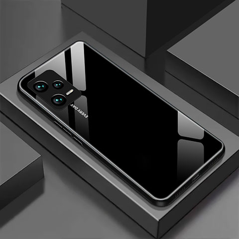 Custodia Silicone Specchio Laterale Cover per Xiaomi Poco X5 5G Nero