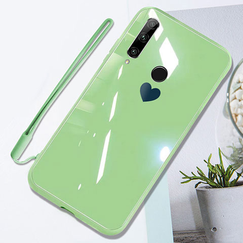 Custodia Silicone Specchio Laterale Cover T01 per Huawei P Smart+ Plus (2019) Verde