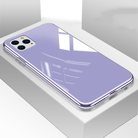 Custodia Silicone Specchio Laterale Cover T05 per Apple iPhone 11 Pro Viola