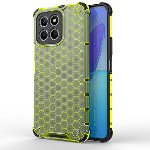 Custodia Silicone Trasparente Laterale 360 Gradi Cover AM1 per Huawei Honor X8 5G Verde