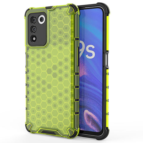 Custodia Silicone Trasparente Laterale 360 Gradi Cover AM1 per Oppo K9S 5G Verde