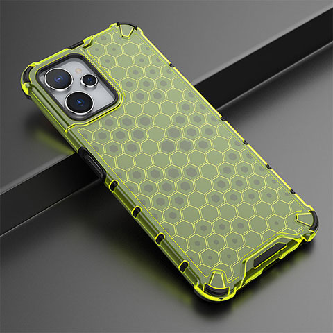 Custodia Silicone Trasparente Laterale 360 Gradi Cover AM1 per Realme 10 5G Verde