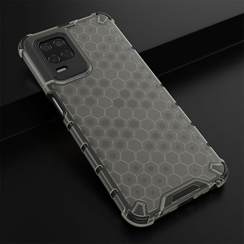 Custodia Silicone Trasparente Laterale 360 Gradi Cover AM1 per Realme 8 5G Nero