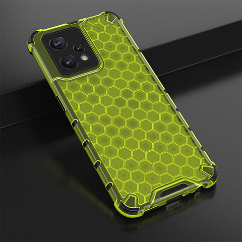 Custodia Silicone Trasparente Laterale 360 Gradi Cover AM1 per Realme 9 Pro+ Plus 5G Verde