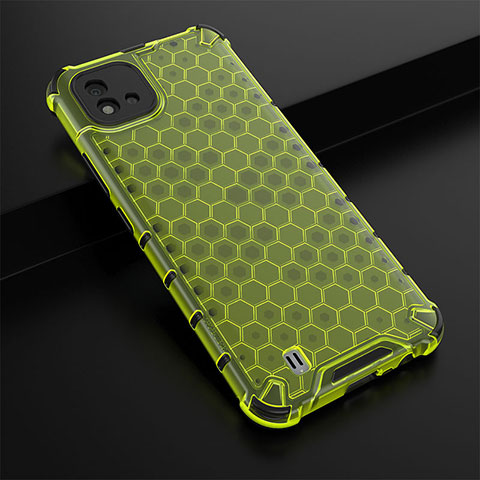 Custodia Silicone Trasparente Laterale 360 Gradi Cover AM1 per Realme C11 (2021) Verde