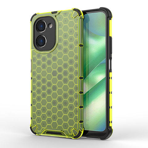 Custodia Silicone Trasparente Laterale 360 Gradi Cover AM1 per Realme C33 Verde