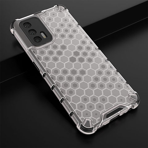 Custodia Silicone Trasparente Laterale 360 Gradi Cover AM1 per Realme GT Master 5G Bianco