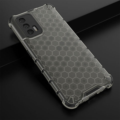 Custodia Silicone Trasparente Laterale 360 Gradi Cover AM1 per Realme GT Master 5G Nero