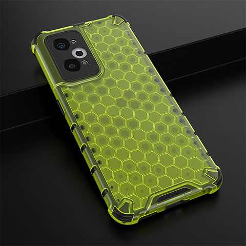 Custodia Silicone Trasparente Laterale 360 Gradi Cover AM1 per Realme GT Neo 3T 5G Verde