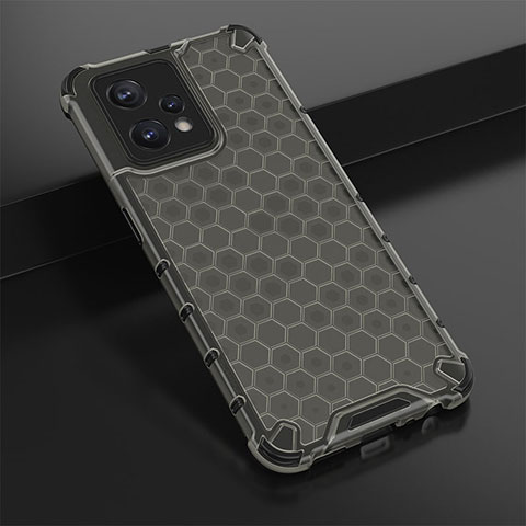 Custodia Silicone Trasparente Laterale 360 Gradi Cover AM1 per Realme Narzo 50 Pro 5G Nero