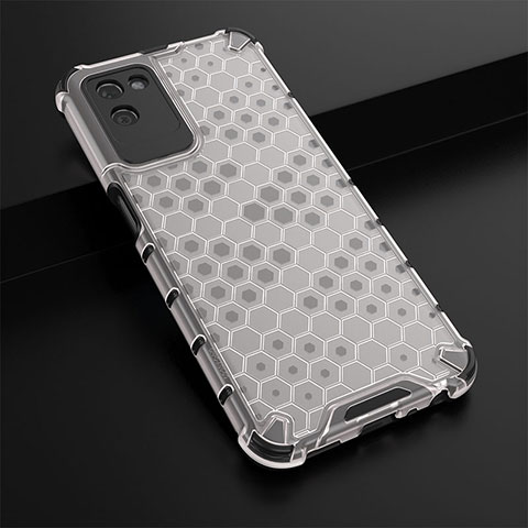 Custodia Silicone Trasparente Laterale 360 Gradi Cover AM1 per Realme V11 5G Bianco