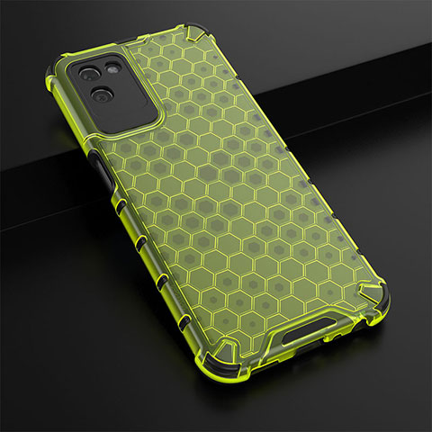 Custodia Silicone Trasparente Laterale 360 Gradi Cover AM1 per Realme V11 5G Verde