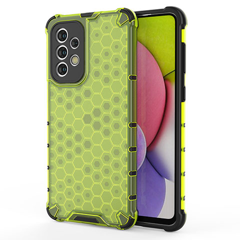 Custodia Silicone Trasparente Laterale 360 Gradi Cover AM1 per Samsung Galaxy A33 5G Verde