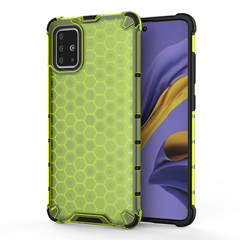 Custodia Silicone Trasparente Laterale 360 Gradi Cover AM1 per Samsung Galaxy M40S Verde