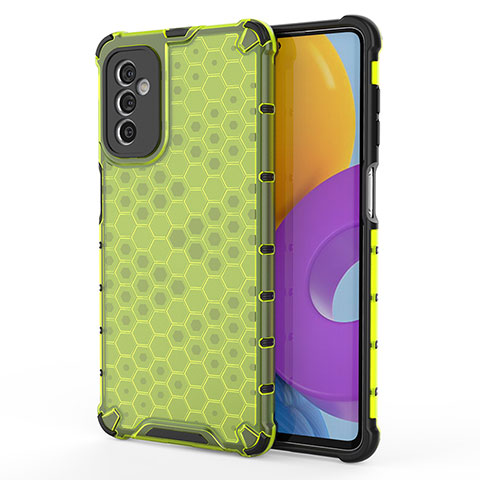 Custodia Silicone Trasparente Laterale 360 Gradi Cover AM1 per Samsung Galaxy M52 5G Verde