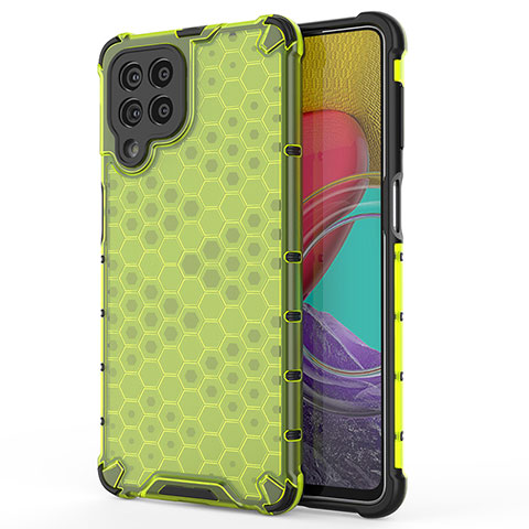 Custodia Silicone Trasparente Laterale 360 Gradi Cover AM1 per Samsung Galaxy M53 5G Verde