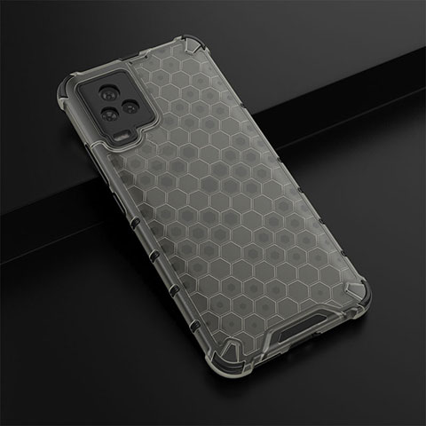 Custodia Silicone Trasparente Laterale 360 Gradi Cover AM1 per Vivo iQOO 7 Legend 5G Nero