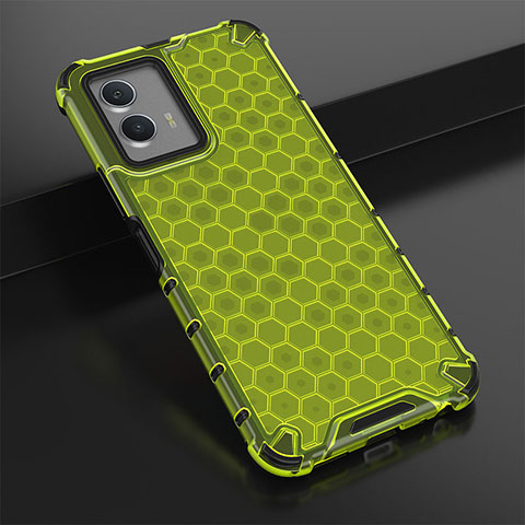 Custodia Silicone Trasparente Laterale 360 Gradi Cover AM1 per Vivo iQOO U5 5G Verde