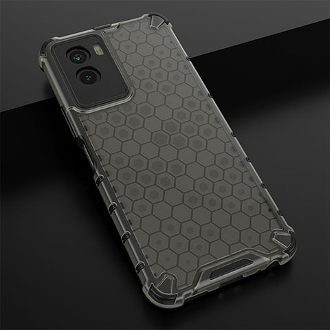 Custodia Silicone Trasparente Laterale 360 Gradi Cover AM1 per Vivo Y72t Nero