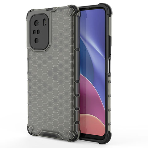 Custodia Silicone Trasparente Laterale 360 Gradi Cover AM1 per Xiaomi Mi 11i 5G Nero