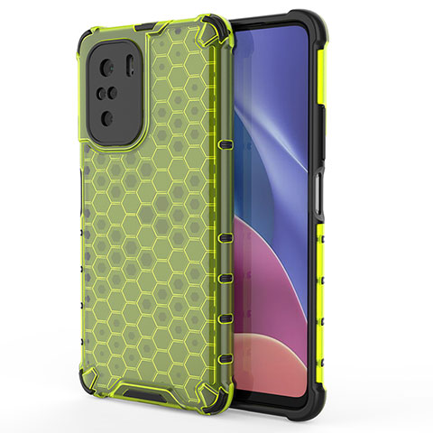 Custodia Silicone Trasparente Laterale 360 Gradi Cover AM1 per Xiaomi Mi 11i 5G Verde