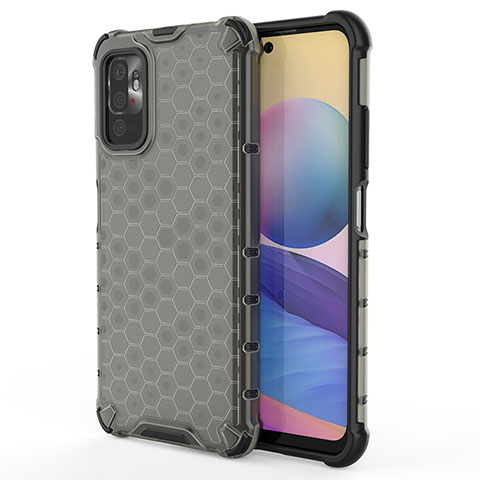 Custodia Silicone Trasparente Laterale 360 Gradi Cover AM1 per Xiaomi POCO M3 Pro 5G Nero