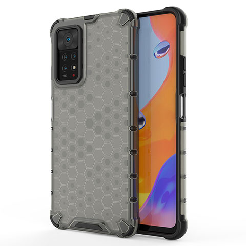 Custodia Silicone Trasparente Laterale 360 Gradi Cover AM1 per Xiaomi Redmi Note 11 Pro 5G Nero