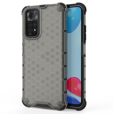 Custodia Silicone Trasparente Laterale 360 Gradi Cover AM1 per Xiaomi Redmi Note 11S 4G Nero