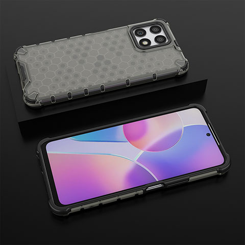 Custodia Silicone Trasparente Laterale 360 Gradi Cover AM2 per Huawei Honor X30i Nero