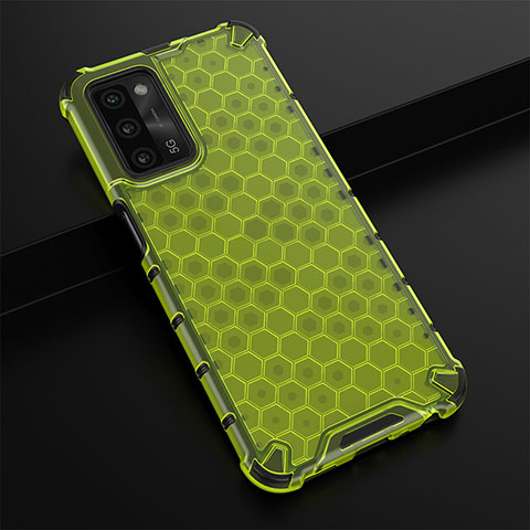 Custodia Silicone Trasparente Laterale 360 Gradi Cover AM2 per Oppo A55 5G Verde