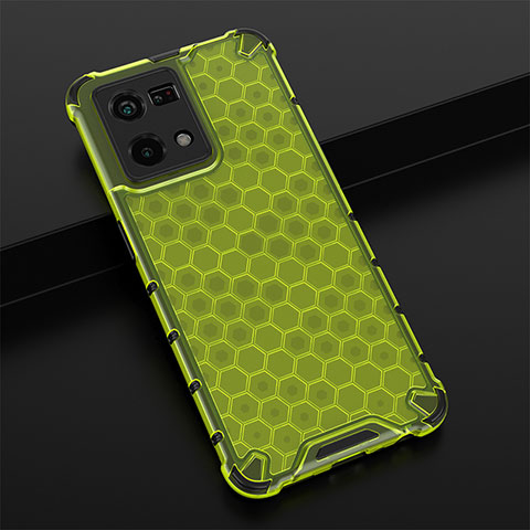 Custodia Silicone Trasparente Laterale 360 Gradi Cover AM2 per Oppo F21 Pro 4G Verde