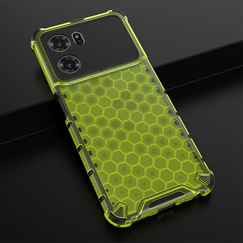 Custodia Silicone Trasparente Laterale 360 Gradi Cover AM2 per Oppo K10 5G Verde